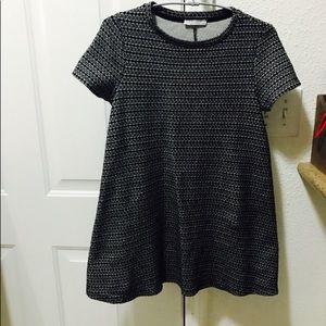 Zara Black and Grey flare Top- size small / 28